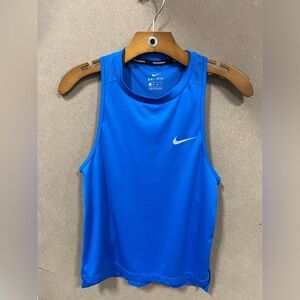 Nike size XS blue Women’s running lightweight tank‎ top with Nike swoosh